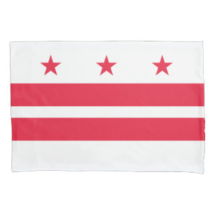 Flagge von Washington D.C. (District of Columbia) Kissenbezug