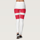 Flagge von Washington D.C. (District of Columbia) Leggings (Rückseite)