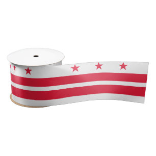 Flagge von Washington D.C. (District of Columbia) Satinband