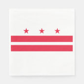 Flagge von Washington D.C. (District of Columbia) Serviette (Vorderseite)