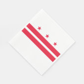 Flagge von Washington D.C. (District of Columbia) Serviette (Ecke)