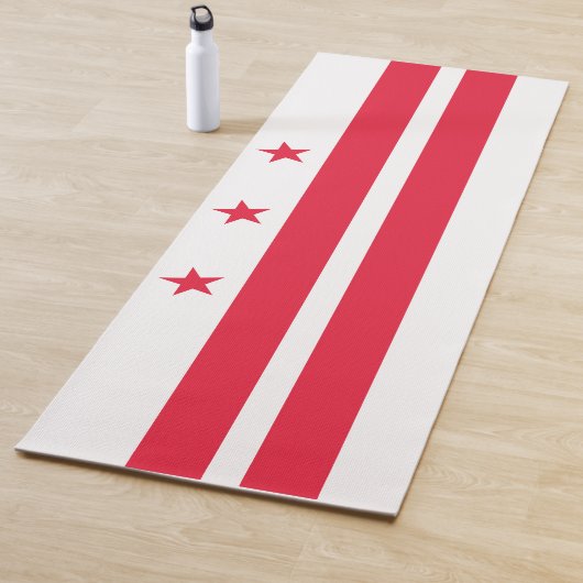 Flagge von Washington D.C. (District of Columbia) Yogamatte (Beispiel)