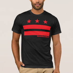 Flagge von Washington DC T-Shirt