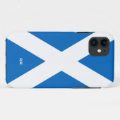 Flagge von Weiß Schottlands Saltire auf blauem St Case-Mate iPhone Hülle (Rückseite (Horizontal))