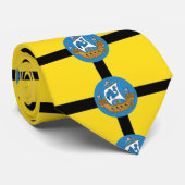 Flagge von Wellington City, Neuseeland Krawatte (Gerollt)