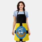 Flagge von Wellington City, Neuseeland Schürze (Getragen)