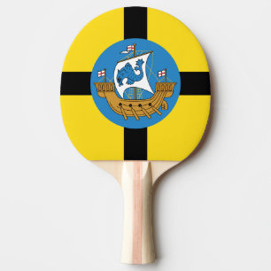 Flagge von Wellington City, Neuseeland Tischtennis Schläger