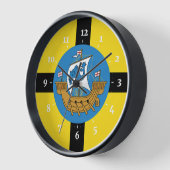 Flagge von Wellington City, Neuseeland Uhr (Winkel)