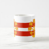 Flagge von Westmorland Kaffeetasse (Mittel)