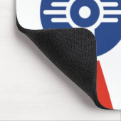 Flagge von Wichita (Kansas, USA) Mousepad (Ecke)