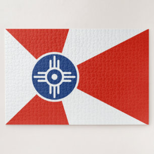 Flagge von Wichita (Kansas, USA) Puzzle