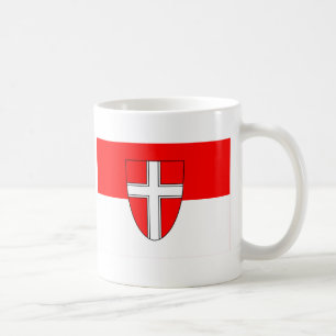 Flagge von Wien, Österreich Kaffeetasse