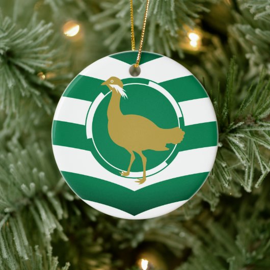 Flagge von Wiltshire - ENGLAND Keramik Ornament (Baum)