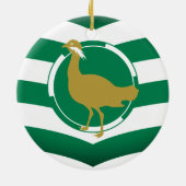 Flagge von Wiltshire - ENGLAND Keramik Ornament (Hinten)