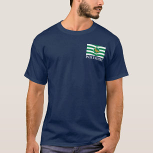 Flagge von Wiltshire - ENGLAND-T - Shirt