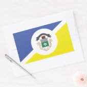 Flagge von Winnipeg, Manitoba-Aufkleber für das Re Rechteckiger Aufkleber (Umschlag)