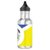 Flagge von Winnipeg, Manitoba Edelstahlflasche (Rechts)