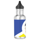 Flagge von Winnipeg, Manitoba Edelstahlflasche (Links)