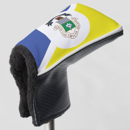 Flagge von Winnipeg, Manitoba Golf Headcover (3/4 Vorderseite)