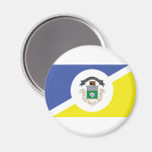 Flagge von Winnipeg, Manitoba Magnet (Vorderseite/Rückseite)