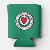 Flagge von Worcester, Massachusetts Can Cooler Dosenkühler (Rückseite)