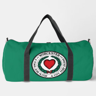 Flagge von Worcester, Massachusetts Charm Duffle Bag