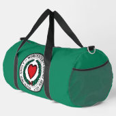 Flagge von Worcester, Massachusetts Charm Duffle Bag (Rechte Ecke)