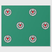 Flagge von Worcester, Massachusetts  Geschenkpapier (Flach)