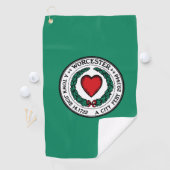 Flagge von Worcester, Massachusetts Golfhandtuch (Insitu)