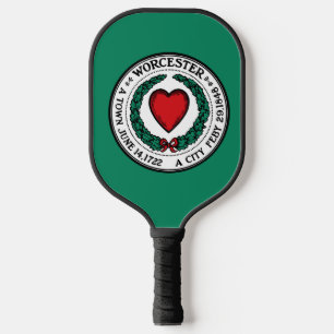 Flagge von Worcester, Massachusetts Pickleball Schläger