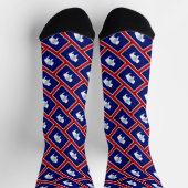 Flagge von Wyoming Socken (Oben)