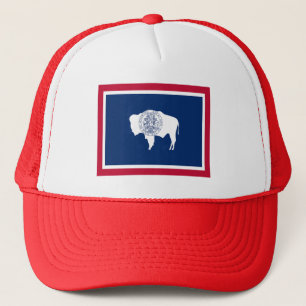 Flagge von Wyoming Truckerkappe