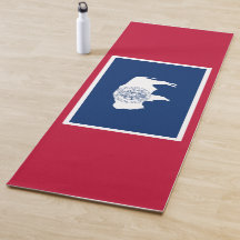 Flagge von Wyoming (US-Staat)