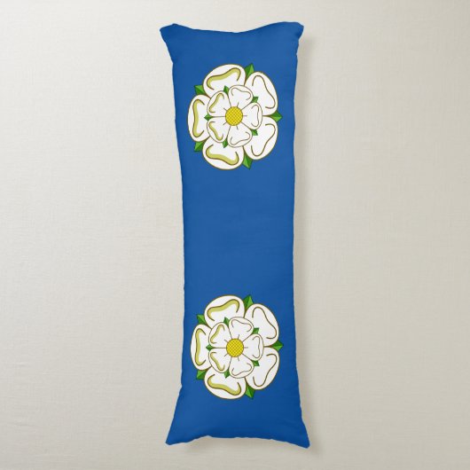 Flagge von Yorkshire Body Pillow Seitenschläferkissen (Vorderseite Vertikal)