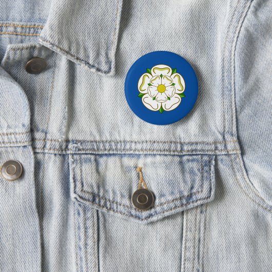 Flagge von Yorkshire Button (Beispiel)