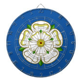 Flagge von Yorkshire Dartscheibe (vorne)
