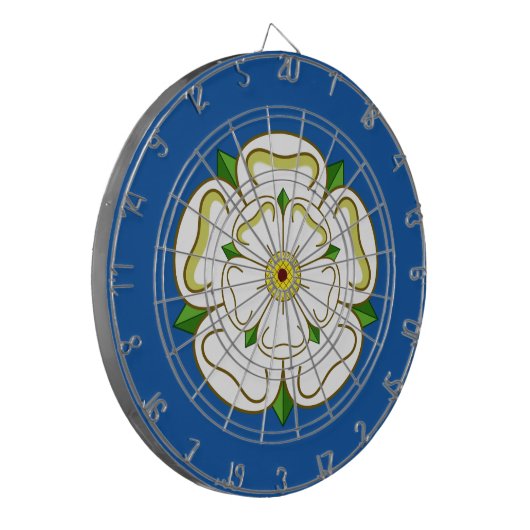 Flagge von Yorkshire Dartscheibe (Vorderseite Links)