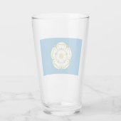 Flagge von Yorkshire (englischer Landkreis) Glas (Rückseite)