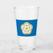 Flagge von Yorkshire (englischer Landkreis) Glas (Vorderseite)