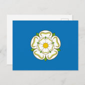 Flagge von Yorkshire (englischer Landkreis) Postkarte (Vorne/Hinten)
