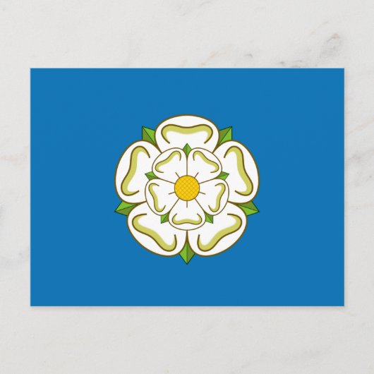 Flagge von Yorkshire (englischer Landkreis) Postkarte (Vorderseite)