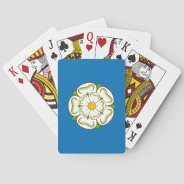 Flagge von Yorkshire (englischer Landkreis) Spielkarten