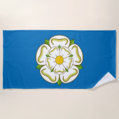 Flagge von Yorkshire (englischer Landkreis) Strandtuch (Vorderseite)