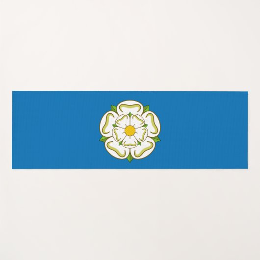 Flagge von Yorkshire (englischer Landkreis) Yogamatte (Vorderseite (Horizontal))