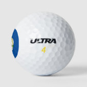 Flagge von Yorkshire Golfball (Logo)