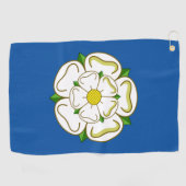 Flagge von Yorkshire Golfhandtuch (Horizontal)