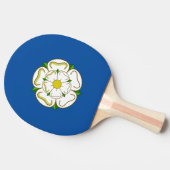 Flagge von Yorkshire Headsweats Hat Tischtennis Schläger (Seitenansicht)
