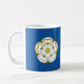 Flagge von Yorkshire Kaffeetasse (Links)