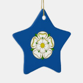 Flagge von Yorkshire Keramik Ornament (Rechts)