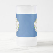 Flagge von Yorkshire Mattglas Bierglas (Mittel)